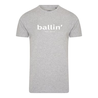 Ballin Est. 2013 Tee SS Tapered Fit Shirt Grey