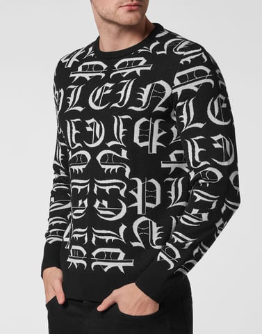Pullover Round Neck Gothic Plein