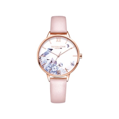 VICTORIA HYDE Horloge Green Park Flower, roze wit
