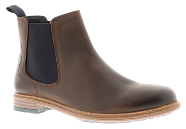 Hush Puppies Justin Chelsea Leren Bruine Herenlaarzen