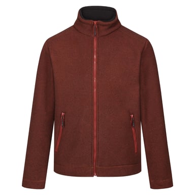 Regatta Mens Garrian II Fleecejacka med full dragkedja (Burnt Henna)