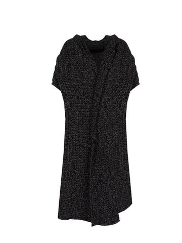 La Haine Inside Us Cardigan Asymmetric Woman's Black