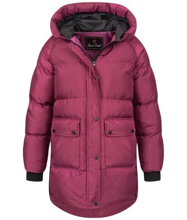 Rock Creek Winterjacke Weinrot