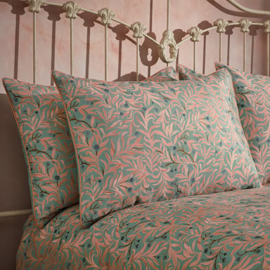 EW by Edinburgh Weavers Malory Botanical Luxury Cotton Pillowcase Pair