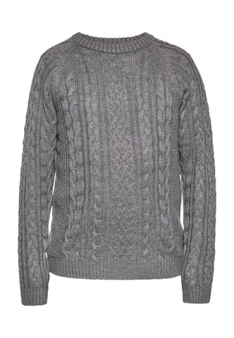 Mo Knitted pullover Men Grey melange
