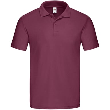 Fruit Of The Loom Mens Original Polo Shirt (Burgundy)
