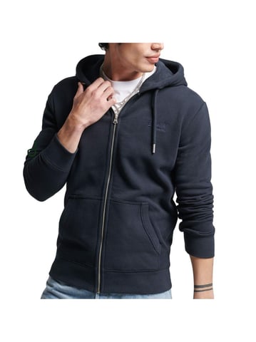 Superdry Organic Cotton Vintage Logo Embroidered Zip Hoodie