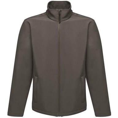 Regatta Reid Mens Softshell Wind Resistant Water Repellent Jacket (Seal Grey)