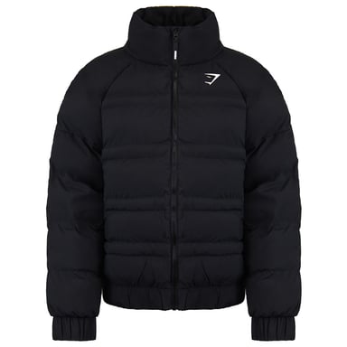 Gymshark Essential heren zwart pufferjack