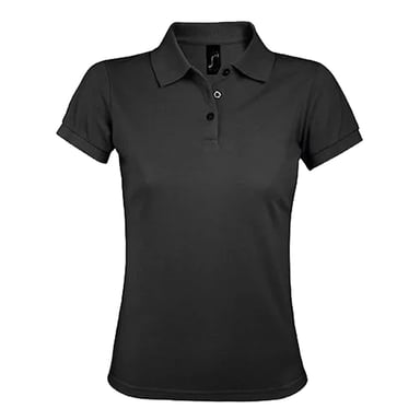 SOLS Womens/Ladies Prime Polo Shirt (Dark Grey Solid)