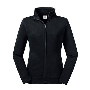 Russell Womens/Ladies Authentic Sweat Jacket (Black)
