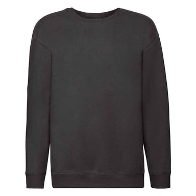 Fruit of the Loom Childrens/Kids Premium Drop Shoulder Sweatshirt (Black)
