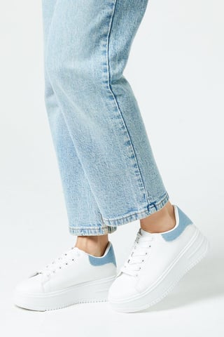 Kimmi Lace Up Platform Trainers