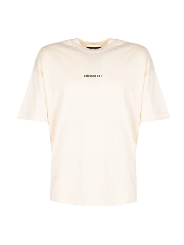 Les Hommes T-Shirt Happy Pictures Oversize Men's Beige