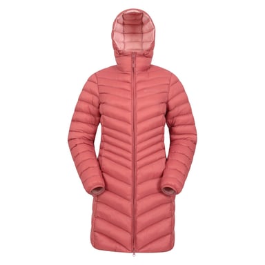 Mountain Warehouse Womens/Ladies Florence Long Padded Jacket (Rust)