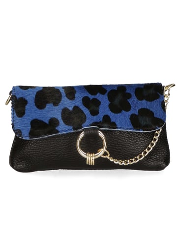 Gave Lux Clutch bag women LEOPARD BLU