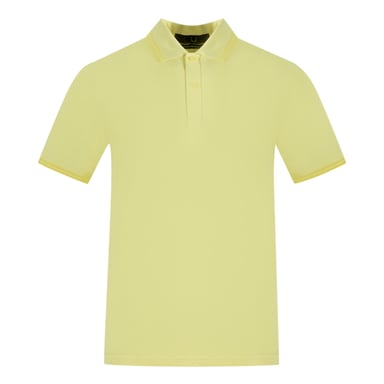 Fred Perry Twin Tipped Collar M12 I99 Gul Polotröja