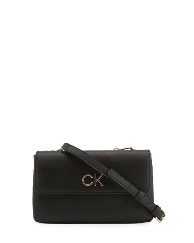 Calvin Klein Black Polyester Women's Handbag