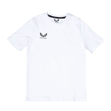 Boy's Castore Junior Cotton Leisure T-Shirt in White