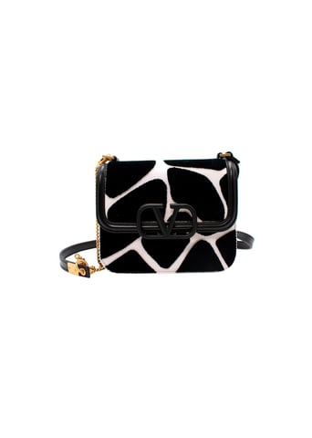Valentino Small V-Sling Giraffe Print Shoulder Bag