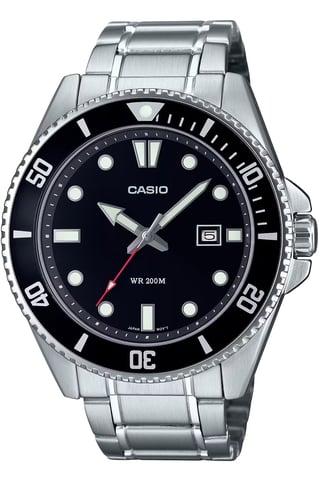 Casio Casio Collection Heren Horloge Zilverkleurig MDV-107D-1A1VEF