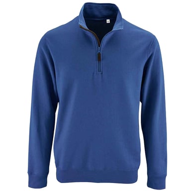 SOLS Mens Stan Zip Standing Collar Jumper (Royal Blue)