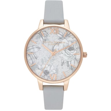 Olivia Burton Dameshorloge Kwarts Zilver