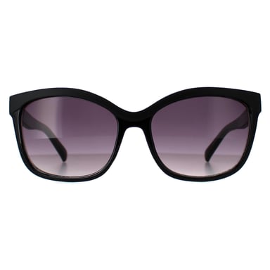 Guess Cat Eye Womens Shiny Black Smoke Gradient GF0300