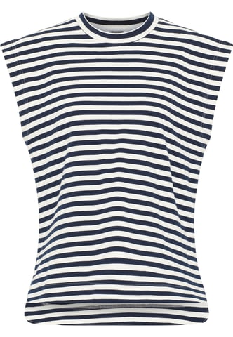 Dreimaster T-Shirt women marine white
