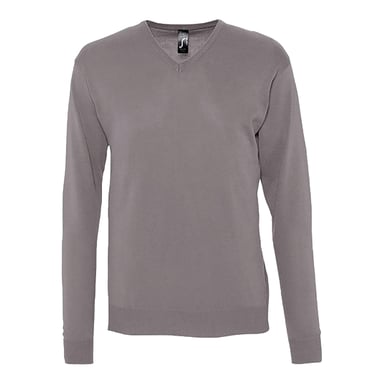 SOLS Mens Galaxy V Neck Jumper (Medium Grey)