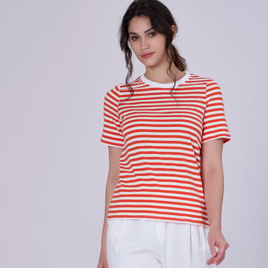 Stripes Cotton T-shirt