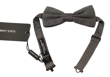 Dolce & Gabbana Men's Multicolor Patterned Adjustable Neck Papillon Bow Tie