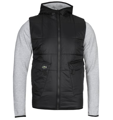Lacoste Reversible Black Hooded Jacket