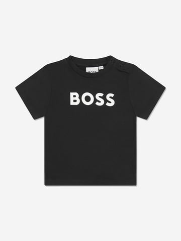 BOSS Baby Boys Logo T-Shirt in Black