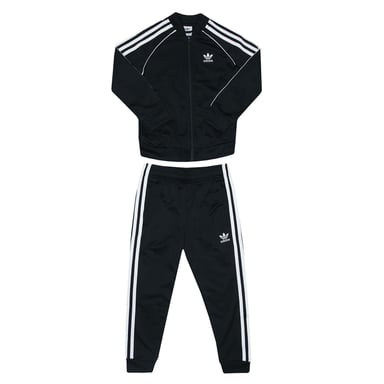 Pojk adidas Originals Infant SST Träningsoverall i Svart-Vitt