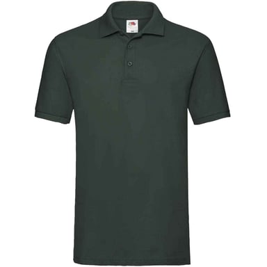 Fruit of the Loom Mens Premium Cotton Pique Polo Shirt (Bottle)