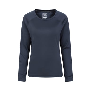 Mountain Warehouse Womens/Ladies Endurance Long-Sleeved Top (Navy)