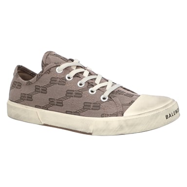 Balenciaga Paris Low Bb Monogram Brown