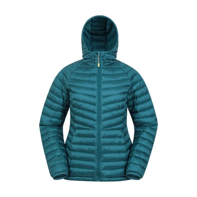 Mountain Warehouse Womens/Ladies Skyline Extreme Hydrophobic Down Jacket (Teal)