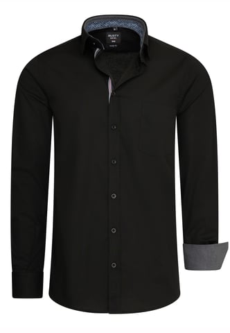 Rusty Neal Overhemden Overhemd Regular Fit Black