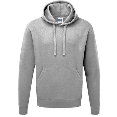 Russell Colour Mens Hooded Sweatshirt / Hoodie (Light Oxford)