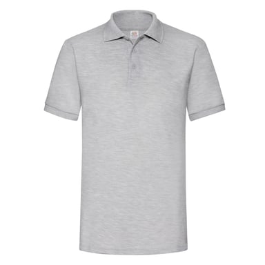 Fruit of the Loom Mens 65/35 Heavyweight Polo Shirt (Heather Grey)