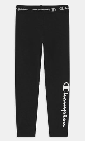 Womens Champion Logo Leggings in Black