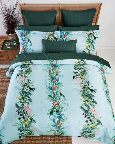 Ted Baker Tropd Ductevo2Opa Tropical El Double Duvet Cover, Light Blue