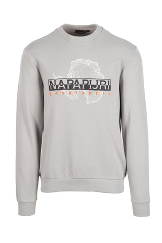 Napapijri B-iceberg Sweatshirt Gray Ghost