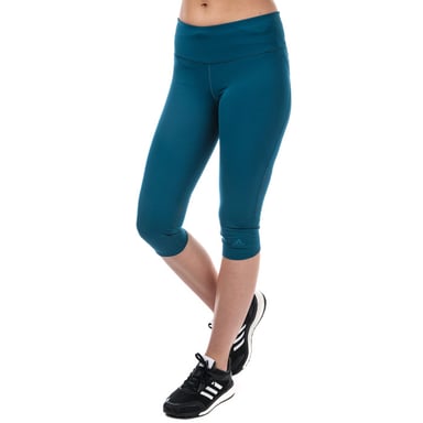 Women's adidas Supernova 3 Quarter Tights in Blue