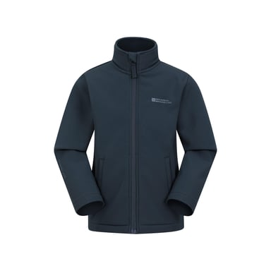 Mountain Warehouse Childrens/Kids Grasmere Soft Shell Jacket (Navy)