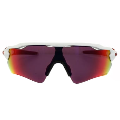 Oakley Wrap Mens Polished White Prizm Road Sunglasses