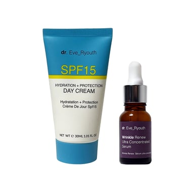 SPF15 Hydration + Protection day cream 30 ml +Wrinkle Renew Ultra Concentrated Serum 15ml