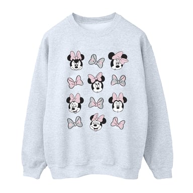 Disney Womens/Ladies Minnie Mouse Multiple Sweatshirt (Sports Grey)
